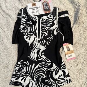 NWT Zeroxposur Tankini Set Size Small